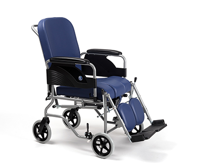 VERMEIREN sedia poltrona riposo colore blu marca vermeiren anziani disabili ottimo stato  